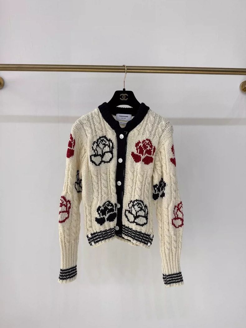 Thom Browne Thom Browne A wool knit cardigan Size M / US 6-8 / IT 42-44 - 1 Thumbnail