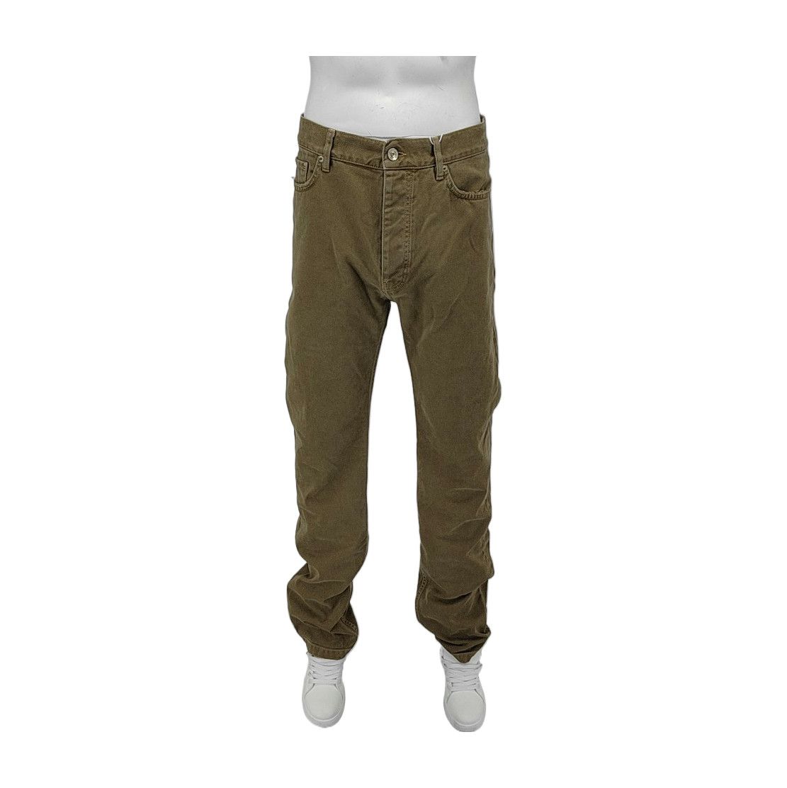 Balenciaga Balenciaga Khaki Cotton Casual Pants Size 34 Size US 34 / EU 50 - 1 Thumbnail
