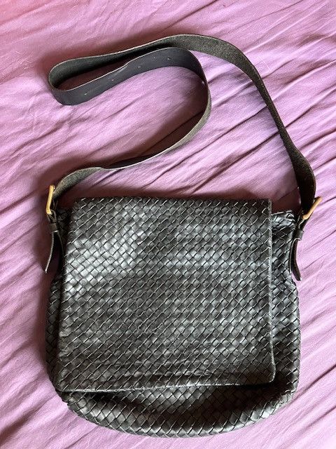 Bottega Veneta Bottega Veneta Intrecciato black calf leather Messenger Size ONE SIZE - 1 Thumbnail