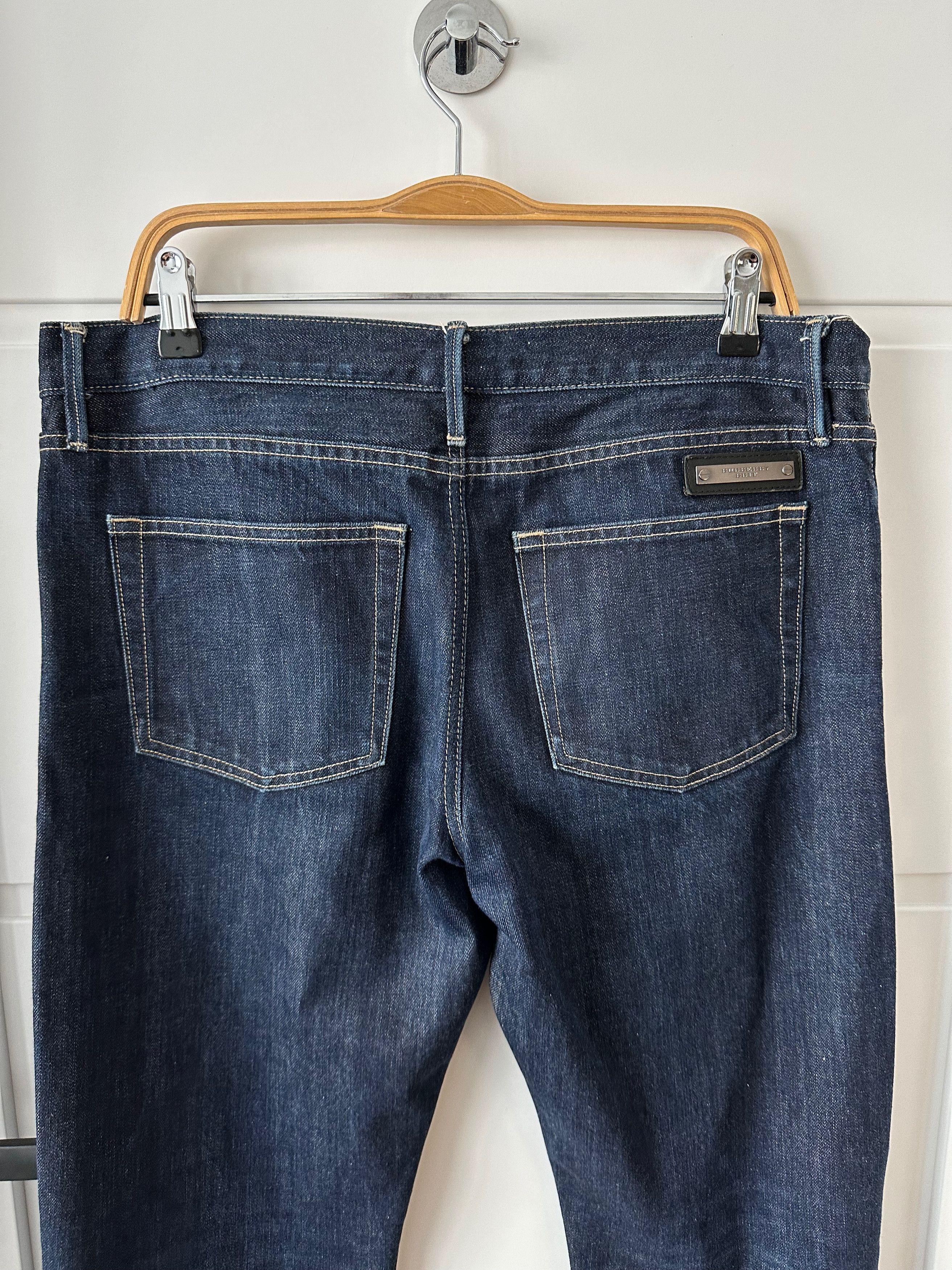 Burberry BURBERRY Brit indigo blue denim pants jeans Size US 34 / EU 50 - 7 Thumbnail