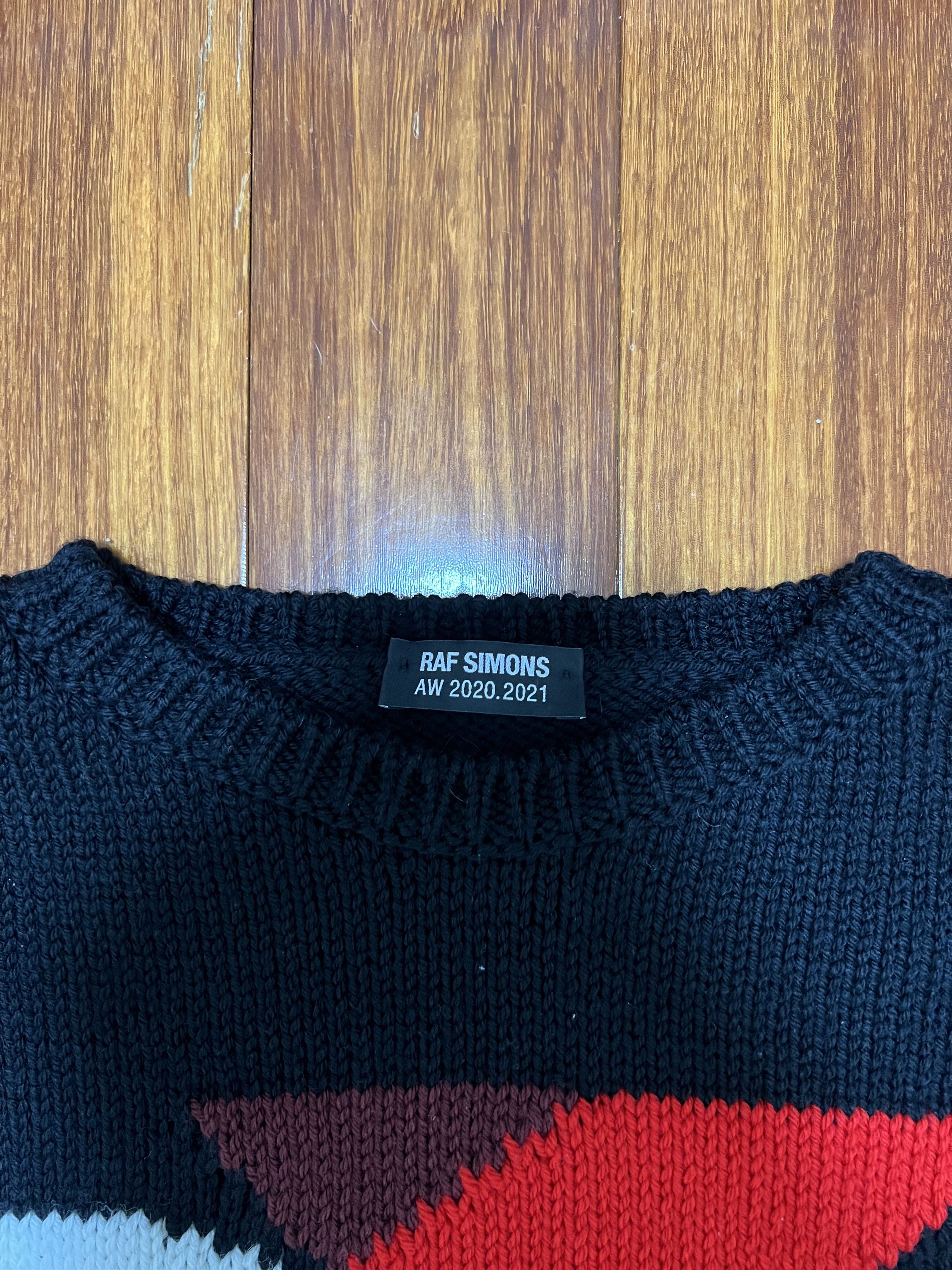 Raf Simons 💚 Raf Simons RS Cropped Wool Sweater Black Medium Size US M / EU 48-50 / 2 - 10 Thumbnail