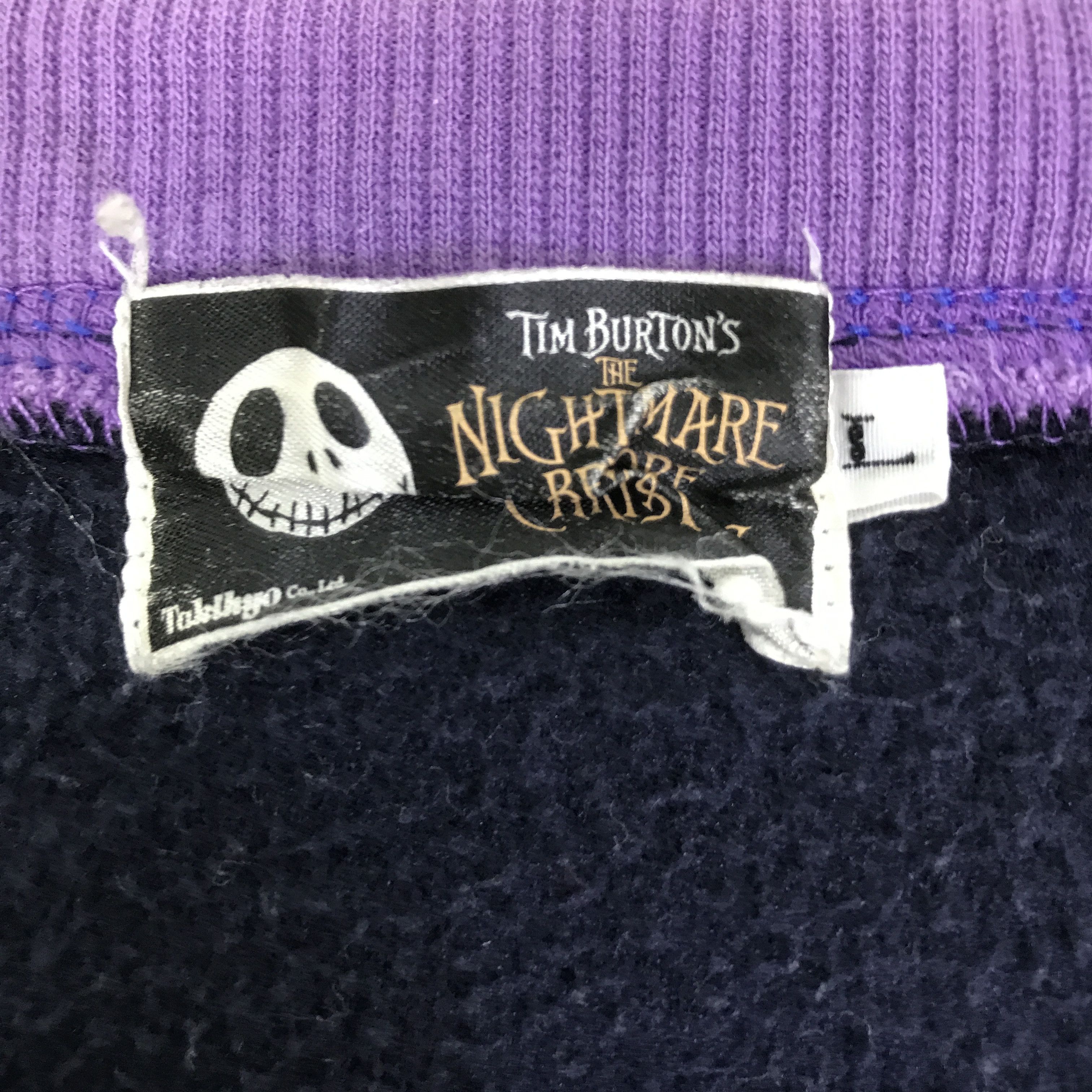 Disney THE NIGHTMARE BEFORE CHRISTMAS SWATSHIRT K104B13 Size US L / EU 52-54 / 3 - 9 Thumbnail