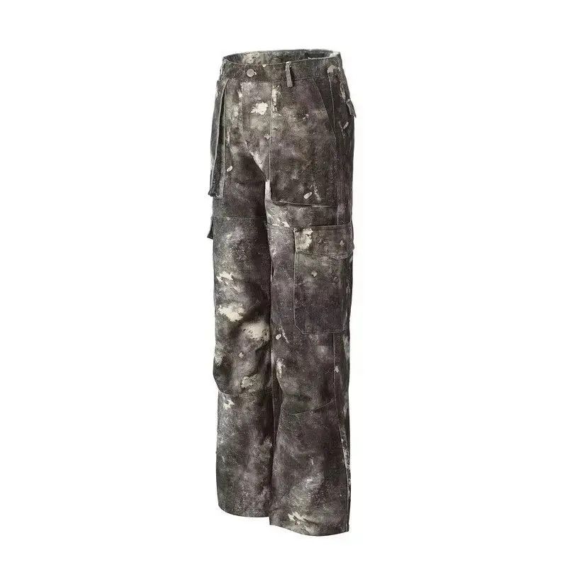 Japanese Brand Retro loose camouflage pocket jeans Size US 32 / EU 48 - 1 Thumbnail