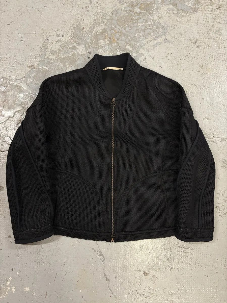 Designer × Marithe + Francois Girbaud × Vintage 2000s Marithé + François Girbaud Black Light Perforated Jacket Size XS / US 0-2 / IT 36-38 - 1 Thumbnail