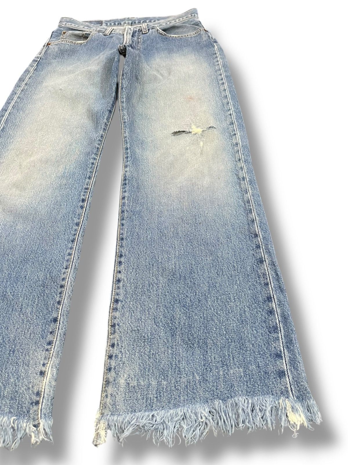 Jun Takahashi × Uniqlo Vintage Uniqlo Hairy Leg Mudwash Denim Size US 29 - 3 Thumbnail