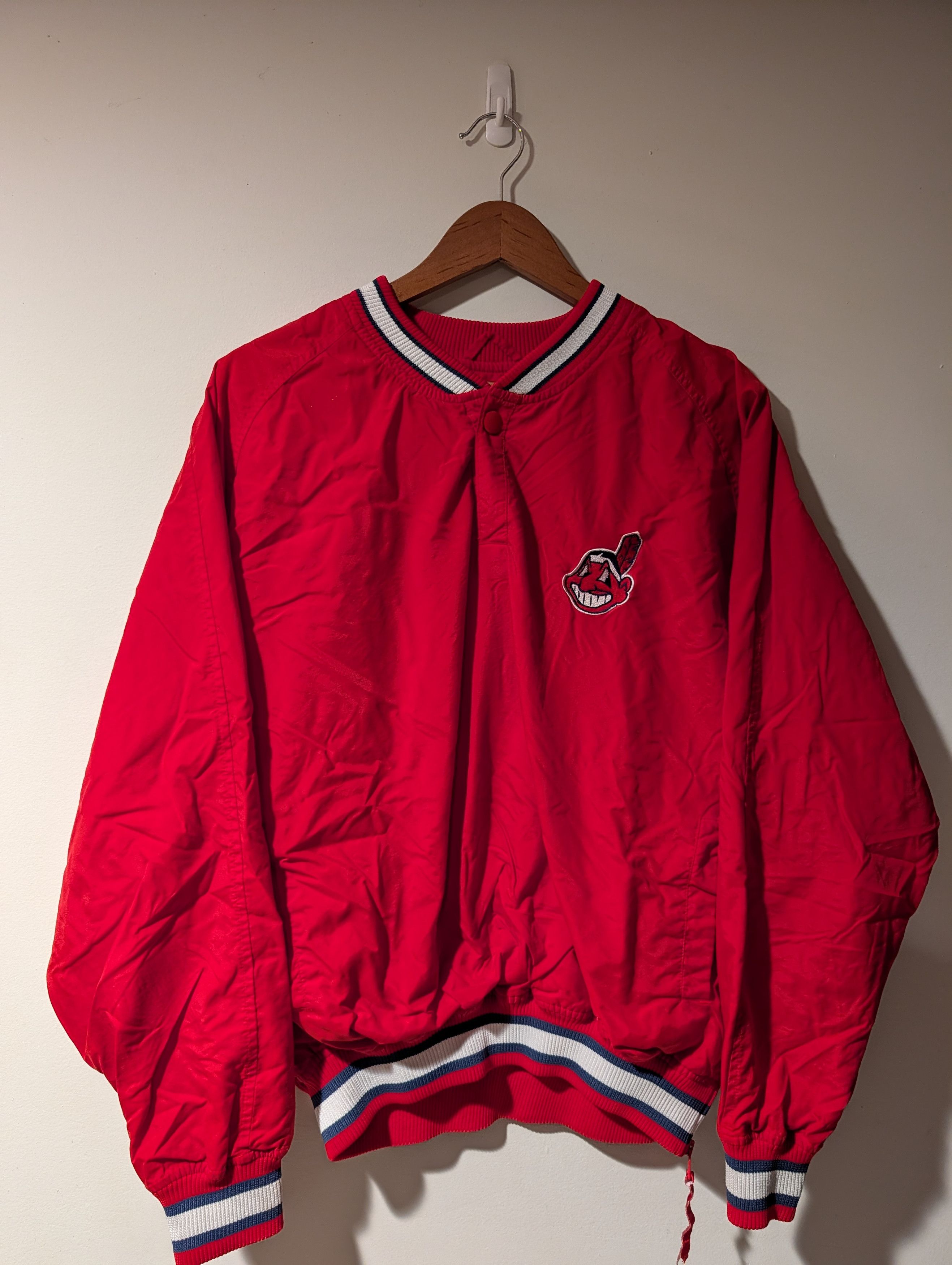 Starter Vintage 90s Cleveland Indians Starter Chief Wahoo Jacket Size US M / EU 48-50 / 2 - 1 Thumbnail