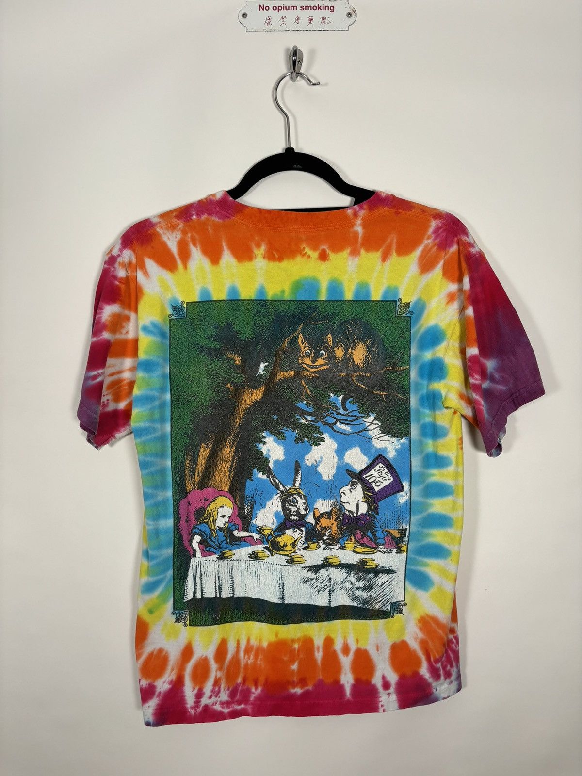 Vintage 🔥VINTAGE PSYCHEDELIA🔥ALICE IN WONDERLAND TIE DYE T-SHIRT Size US S / EU 44-46 / 1 - 2 Thumbnail