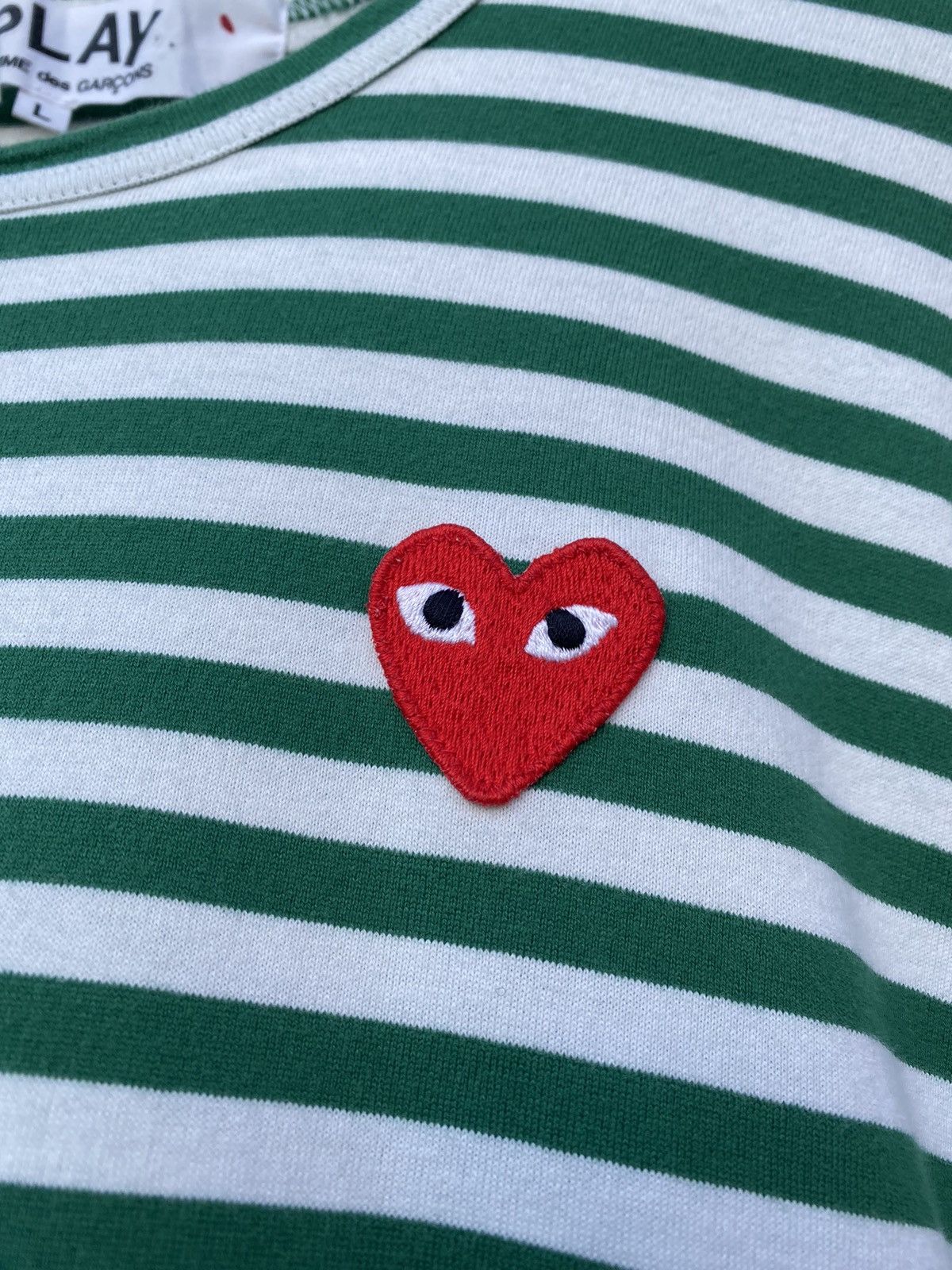 Comme des Garcons × Comme des Garcons PLAY Comme Des Garcons X Play Striped Longsleeve Size M Size US M / EU 48-50 / 2 - 4 Thumbnail