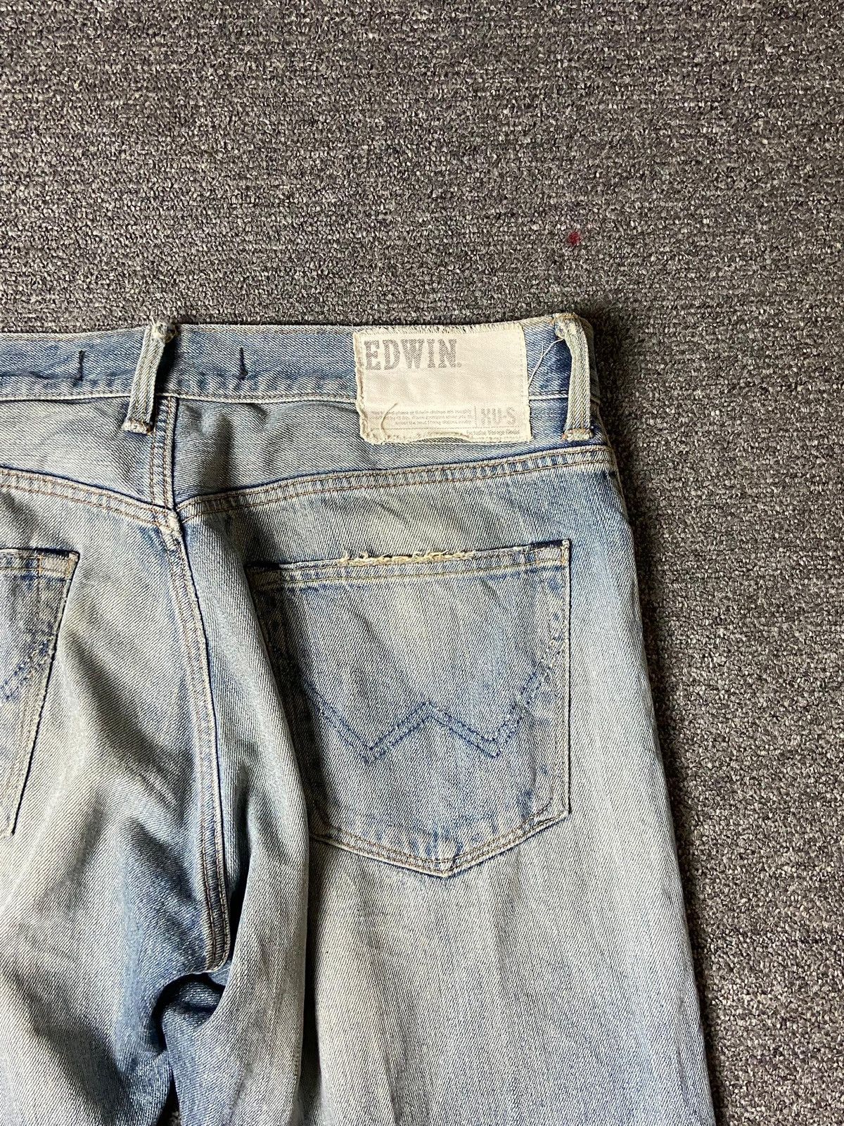 Edwin Edwin 451 Ripped Style Denim Jeans (148) Size US 38 / EU 54 - 3 Thumbnail