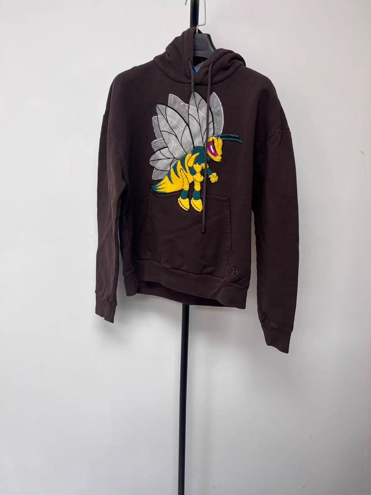 Louis Vuitton LOUIS VUITTON Brown S M Cartoon Drawstring Hoodie Size US S / EU 44-46 / 1 - 1 Thumbnail