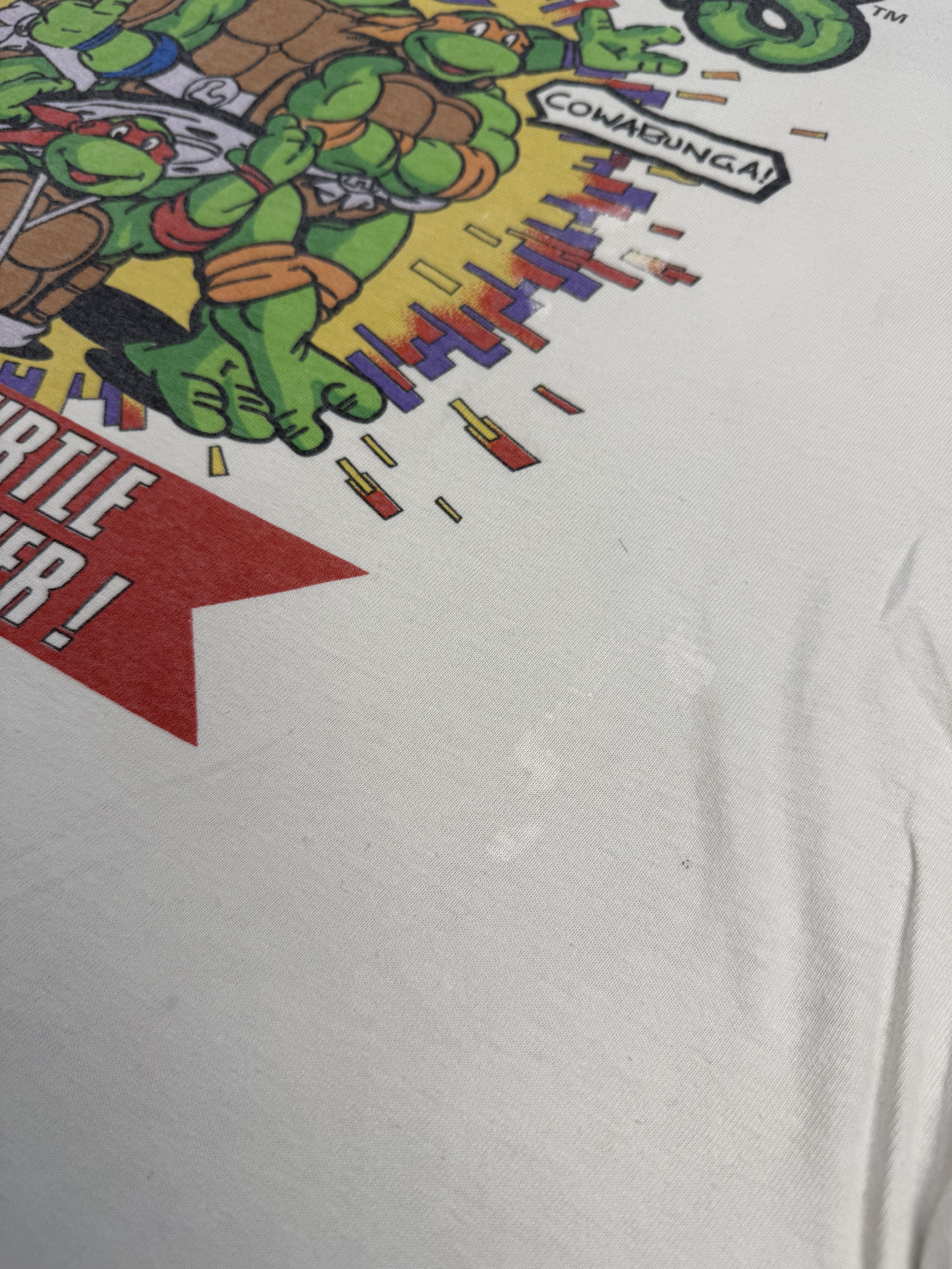 Vintage TNMT Teenage Ninja Mutant Turtles vintage tshirt 1989 Size US L / EU 52-54 / 3 - 4 Thumbnail