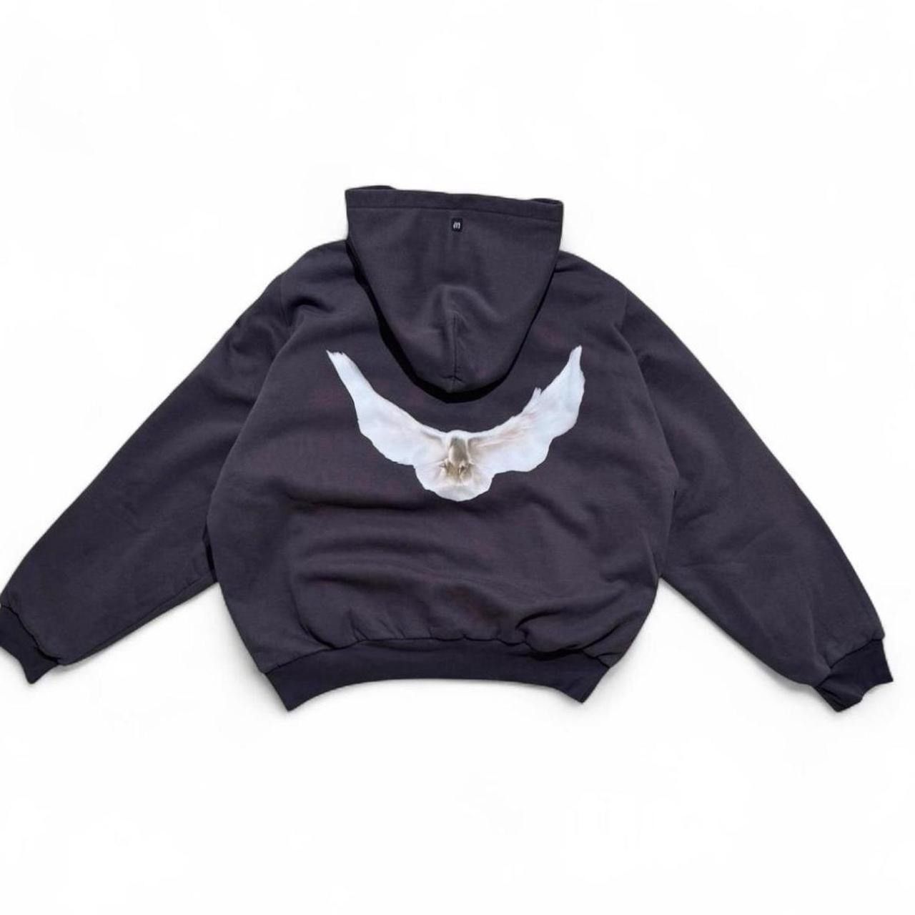 Balenciaga × Gap × Yeezy Yeezy Gap Balenciaga Shrunken Dove Hoodie Size US L / EU 52-54 / 3 - 1 Thumbnail