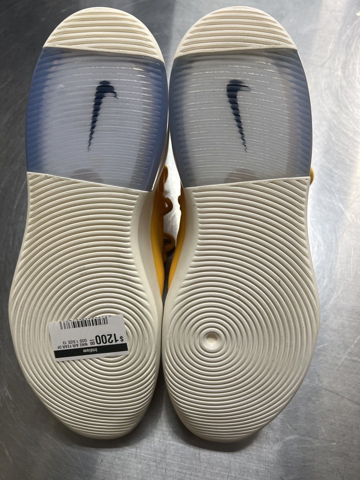 Fear of God Nike fear of god 1 yellow Size US 13 / EU 46 - 5 Thumbnail