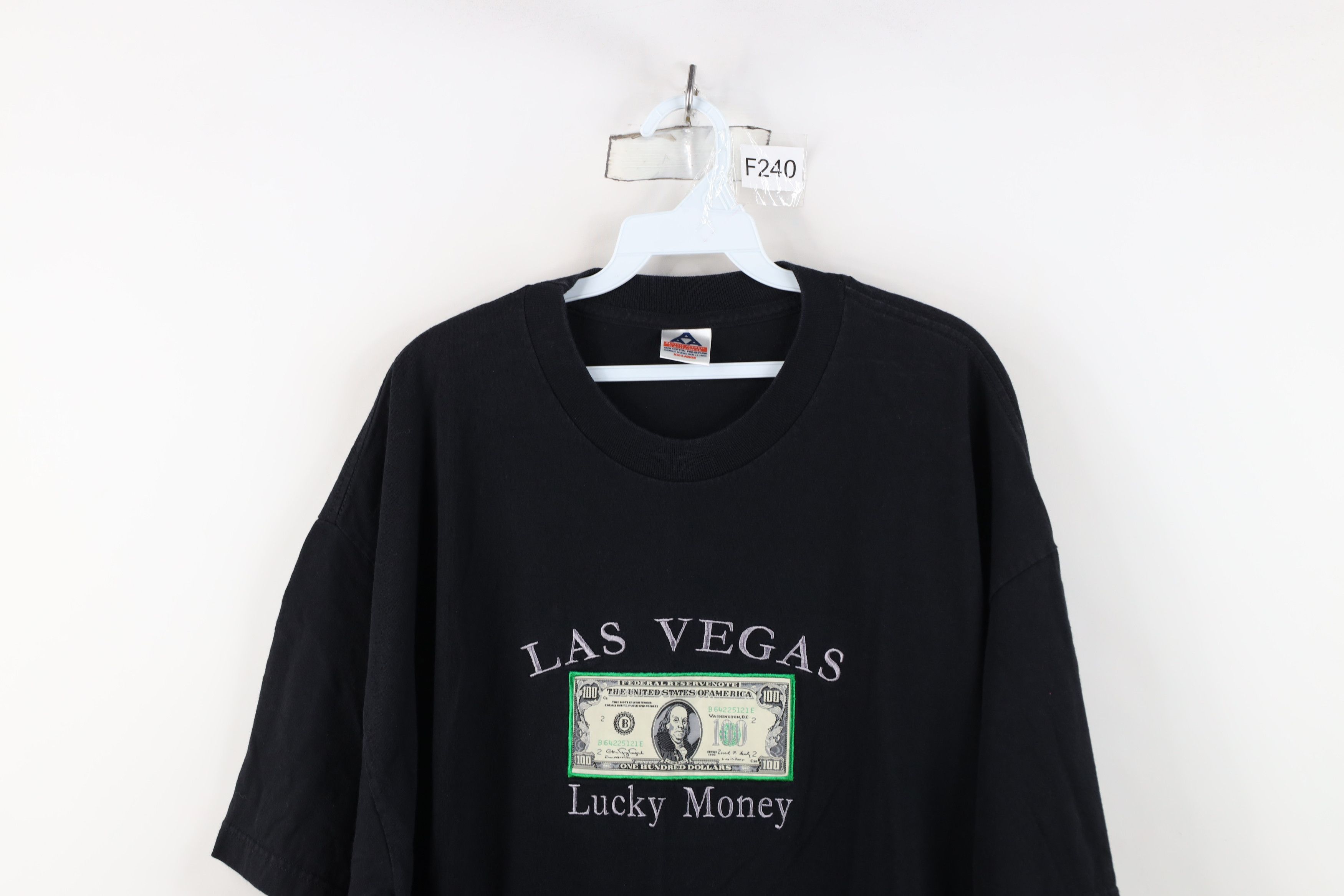 Vintage Vintage 90s Streetwear Lucky Money Short Sleeve T-Shirt Size US XXL / EU 58 / 5 - 2 Thumbnail