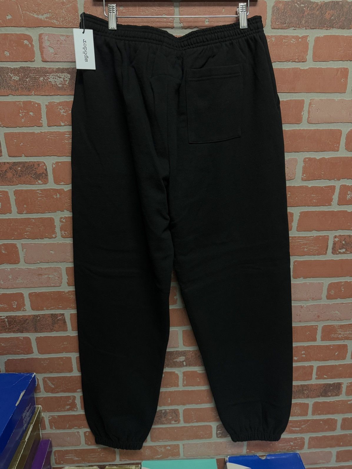 Sp5der Sp5der Worldwide Sweatpants Size XL Black (2025) (NEW) Size US 34 / EU 50 - 8 Thumbnail