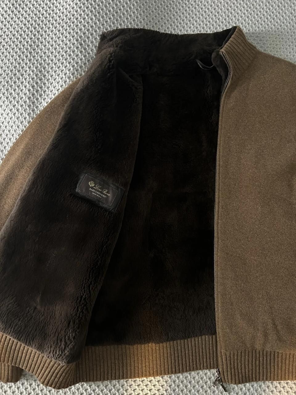 Loro Piana Ultra Rare Loro Piana Bomber – Baby Cashmere & Nutria Fur Size US L / EU 52-54 / 3 - 2 Thumbnail