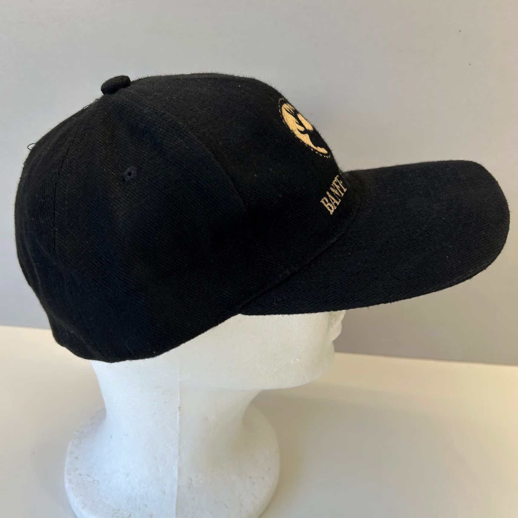 Vintage VINTAGE Rubber Tomahawk Co Banff National Park Hat Canada Black Embroidered Elk One Size Fitted Hat Unisex Adults Mens Womens Size US M / EU 48-50 / 2 - 5 Thumbnail