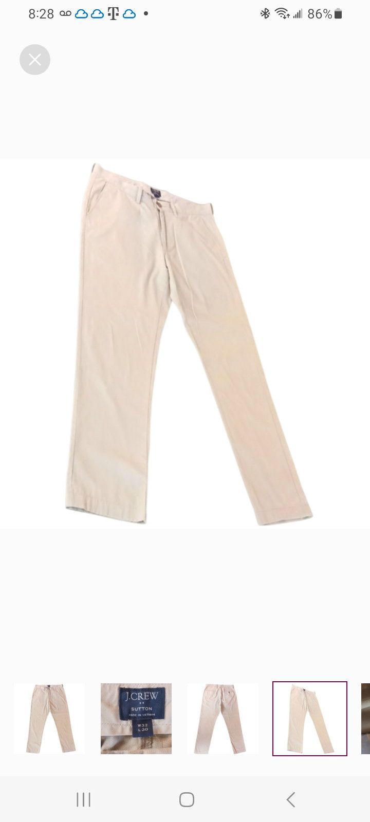 J.Crew J.CREW SUTTON Brown Pants Size US 32 / EU 48 - 4 Thumbnail