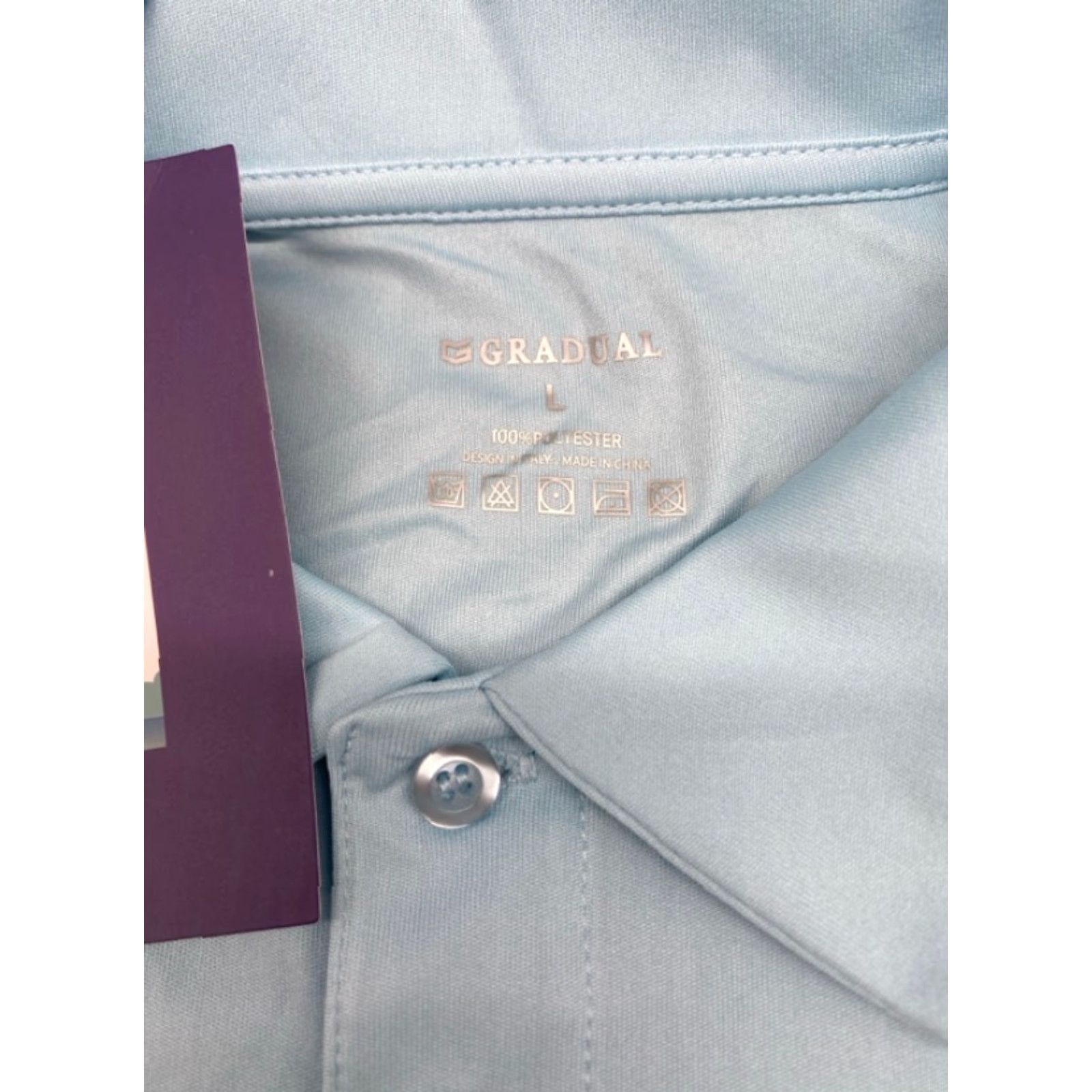 Vintage Gradual Polo Shirt Mens L Blue Long Sleeve NWT 6002 Polo Shirt Mens Large Blue NWT Gradual Size US L / EU 52-54 / 3 - 5 Thumbnail