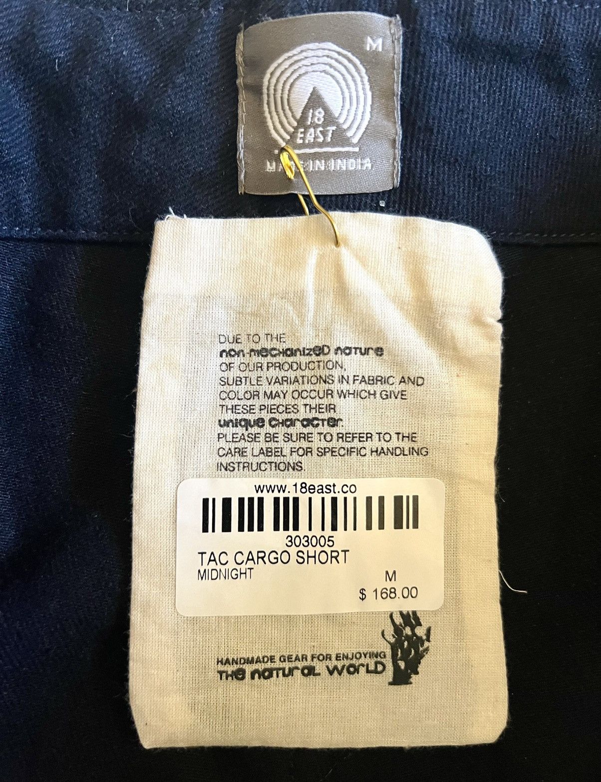 18 East 18 East TAC Cargo Short in Midnight Navy Cotton Twill Sz M Size US 32 / EU 48 - 9 Thumbnail