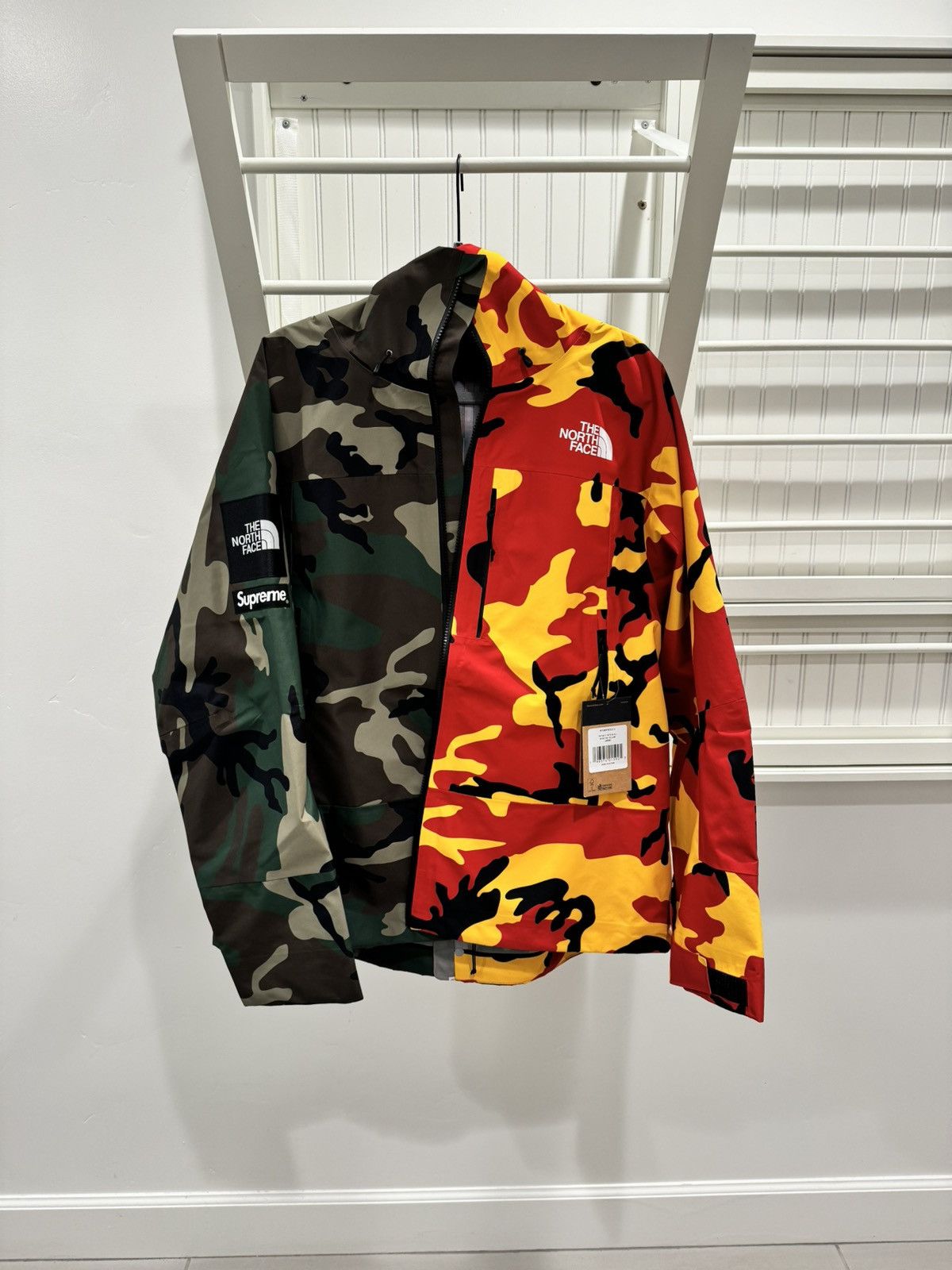 Supreme Supreme The North Face Split Taped Seam Shell Jacket | Grailed