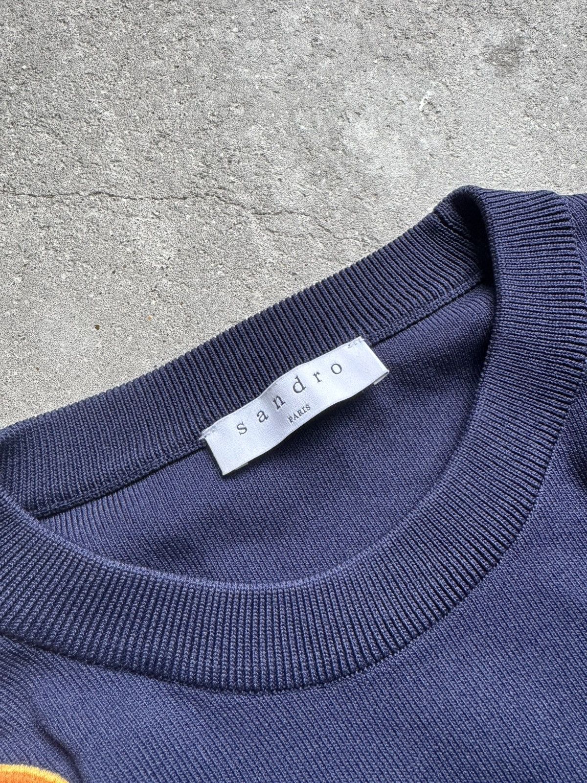 Sandro Sandro Paris Flamed Sweatshirt Size M / US 6-8 / IT 42-44 - 4 Thumbnail