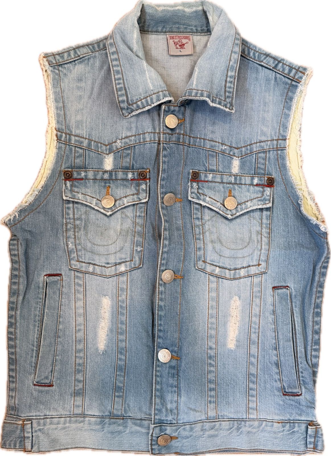 True Religion True Religion Denim Jacket Size L / US 10 / IT 46 - 2 Thumbnail