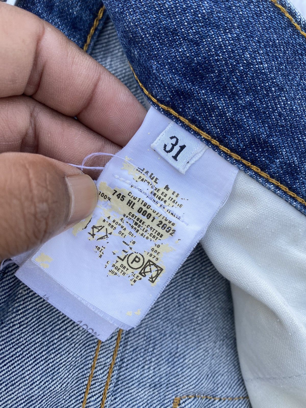 Helmut Lang Rare Helmut Lang Produced in 1998 Denim /Jeans Size US 31 - 18 Thumbnail