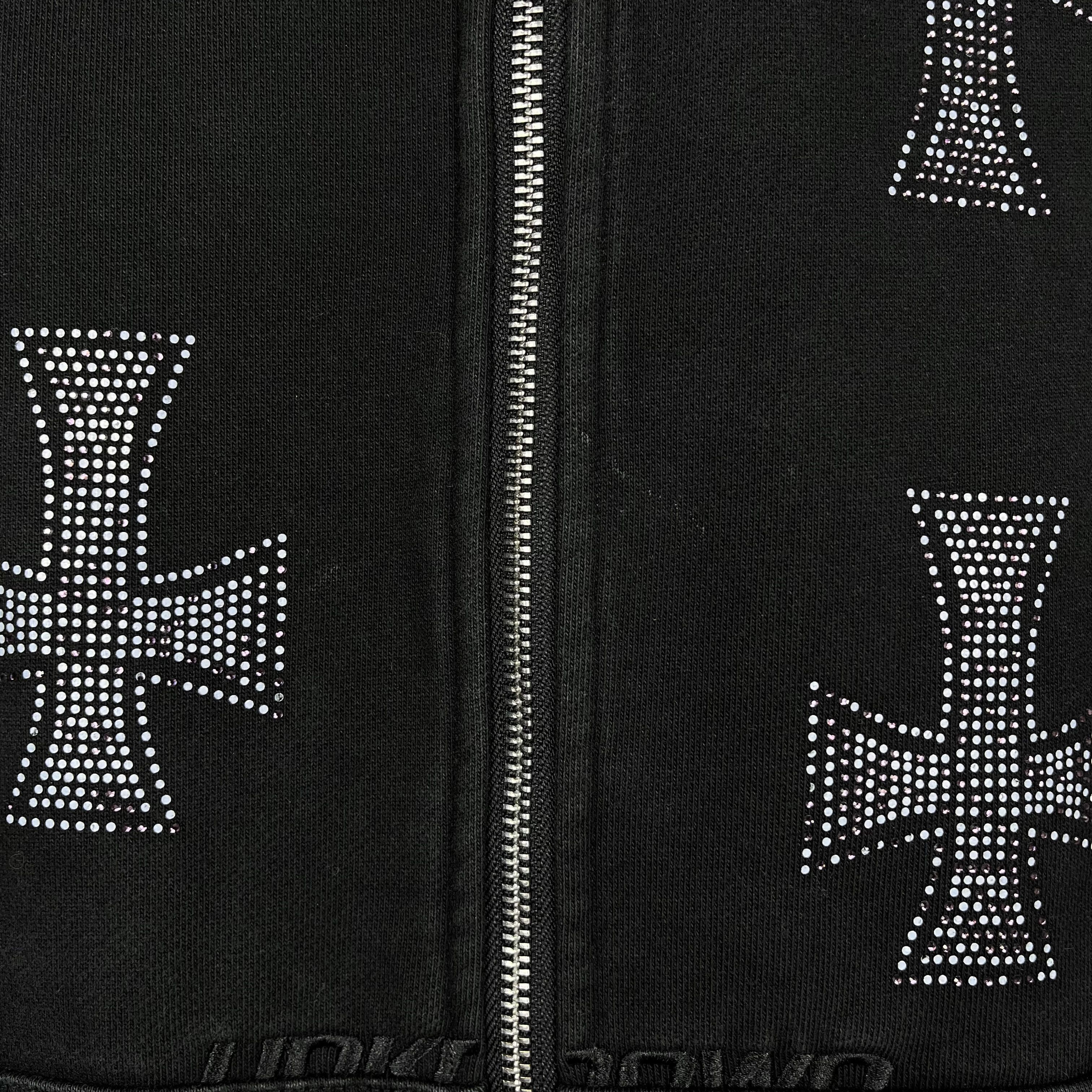 Unknown London Unknown London Saint Row Cross Full Zip Hoodie Size US S / EU 44-46 / 1 - 8 Thumbnail