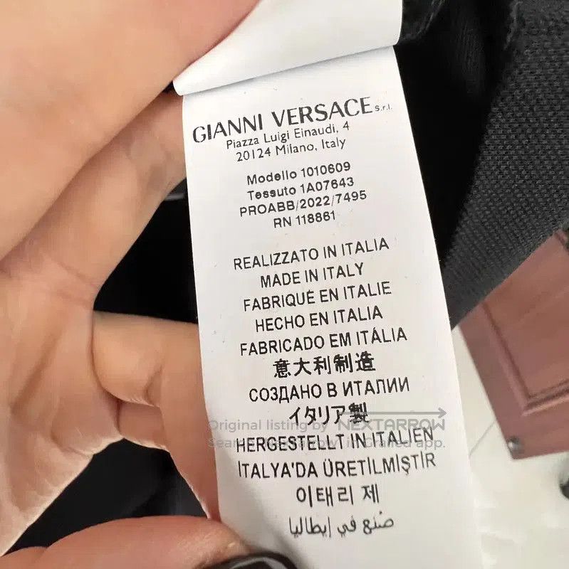 Versace Versace Men's Summer Colorblock Polo Shirt . Size US M / EU 48-50 / 2 - 7 Thumbnail
