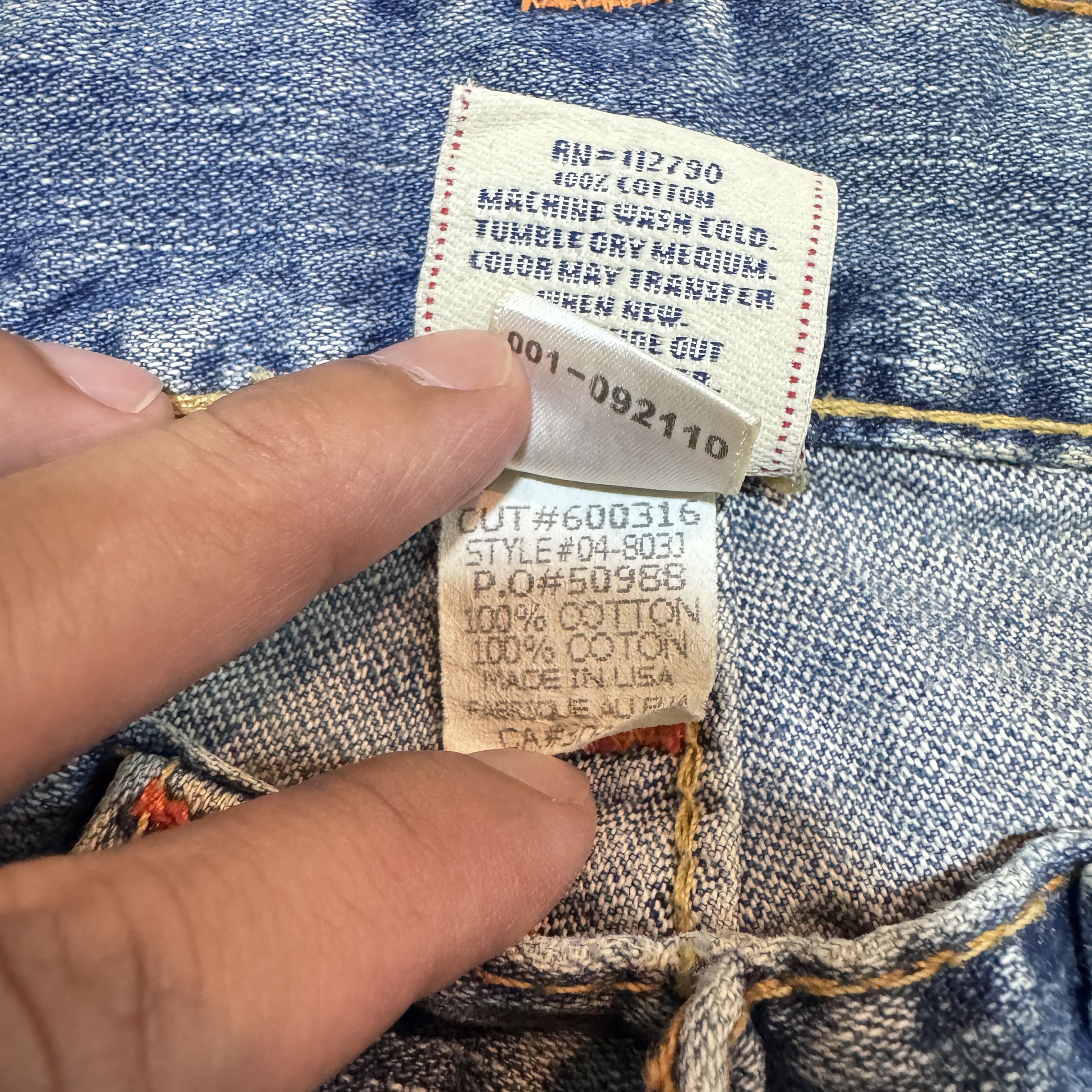 True Religion Vintage Y2K Flare True Religion Joey Distressed Jeans Mens Size US 31 - 8 Thumbnail