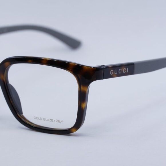 Gucci Gucci GG1738O 002 Eyeglasses Havana/Grey - Lowest Price! Size ONE SIZE - 3 Thumbnail