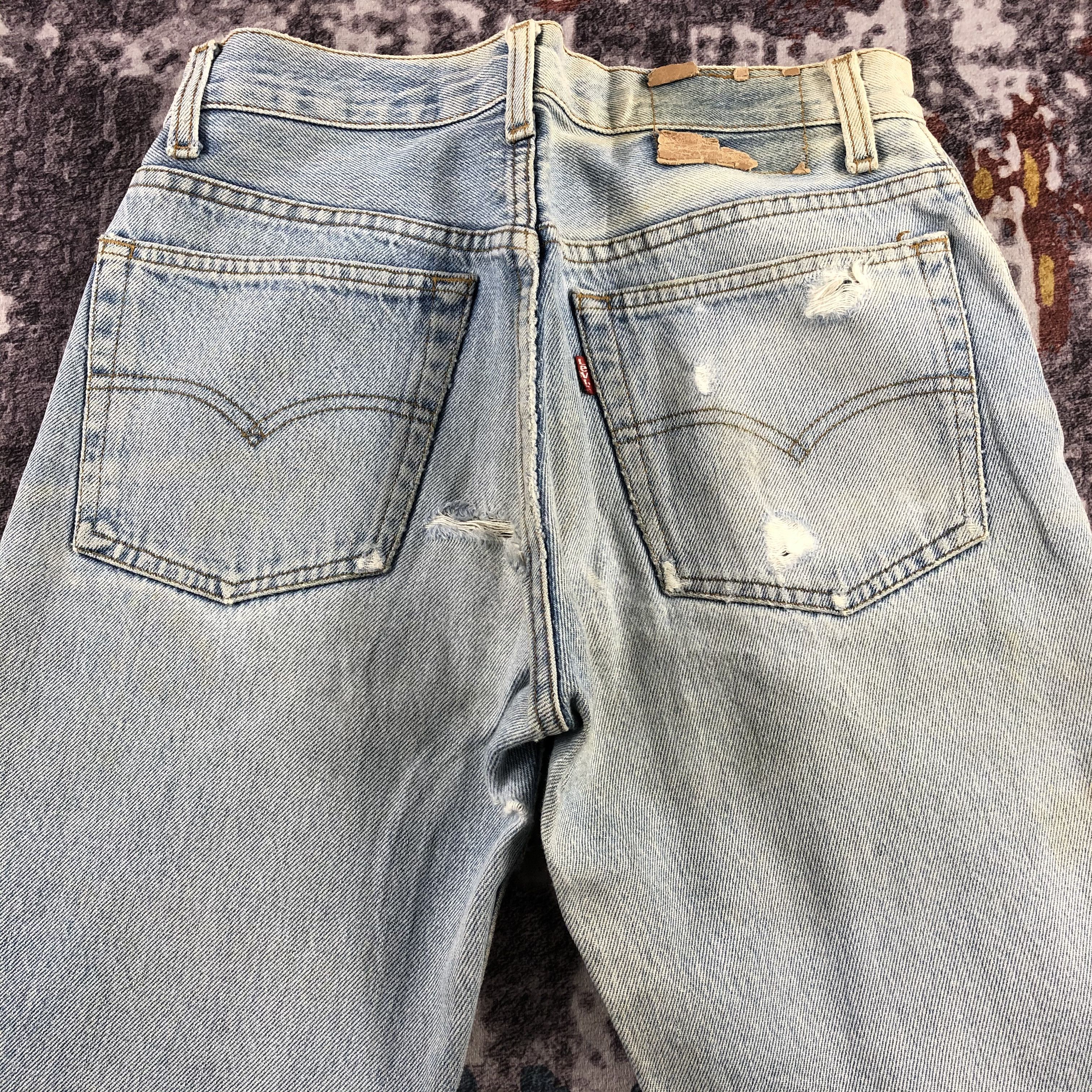 Levi's Vintage 90s Distress Levis 501 Jeans-JM2795 Size US 29 - 5 Thumbnail