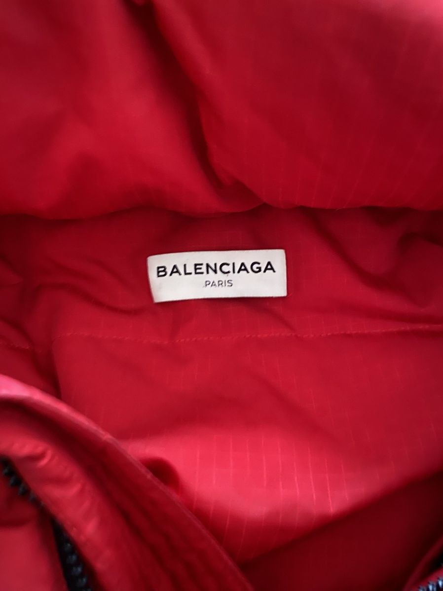 Balenciaga Balenciaga puffer with an hybrid scarf red Size US XXS / EU 40 - 5 Thumbnail