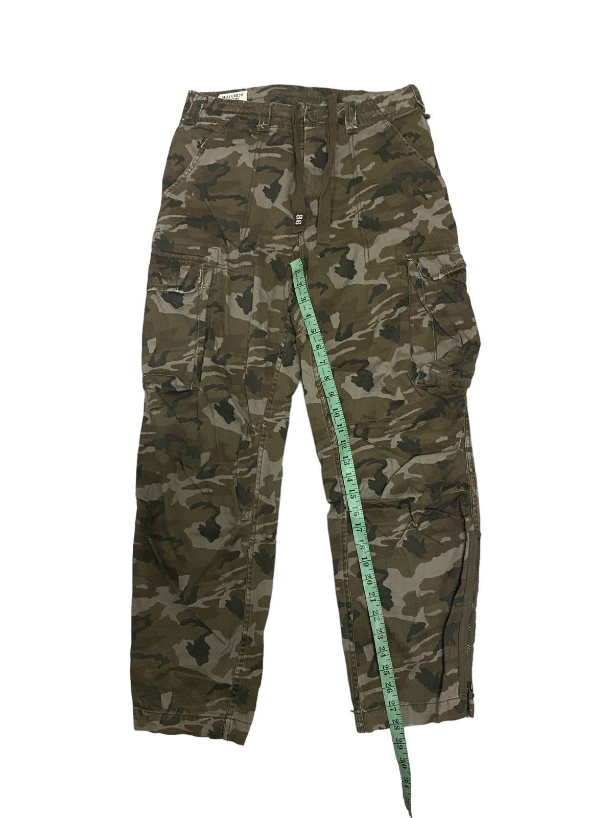Japanese Brand × Vintage Vintage Real Crush Clothing Camo Cargopants Size US 32 / EU 48 - 14 Thumbnail