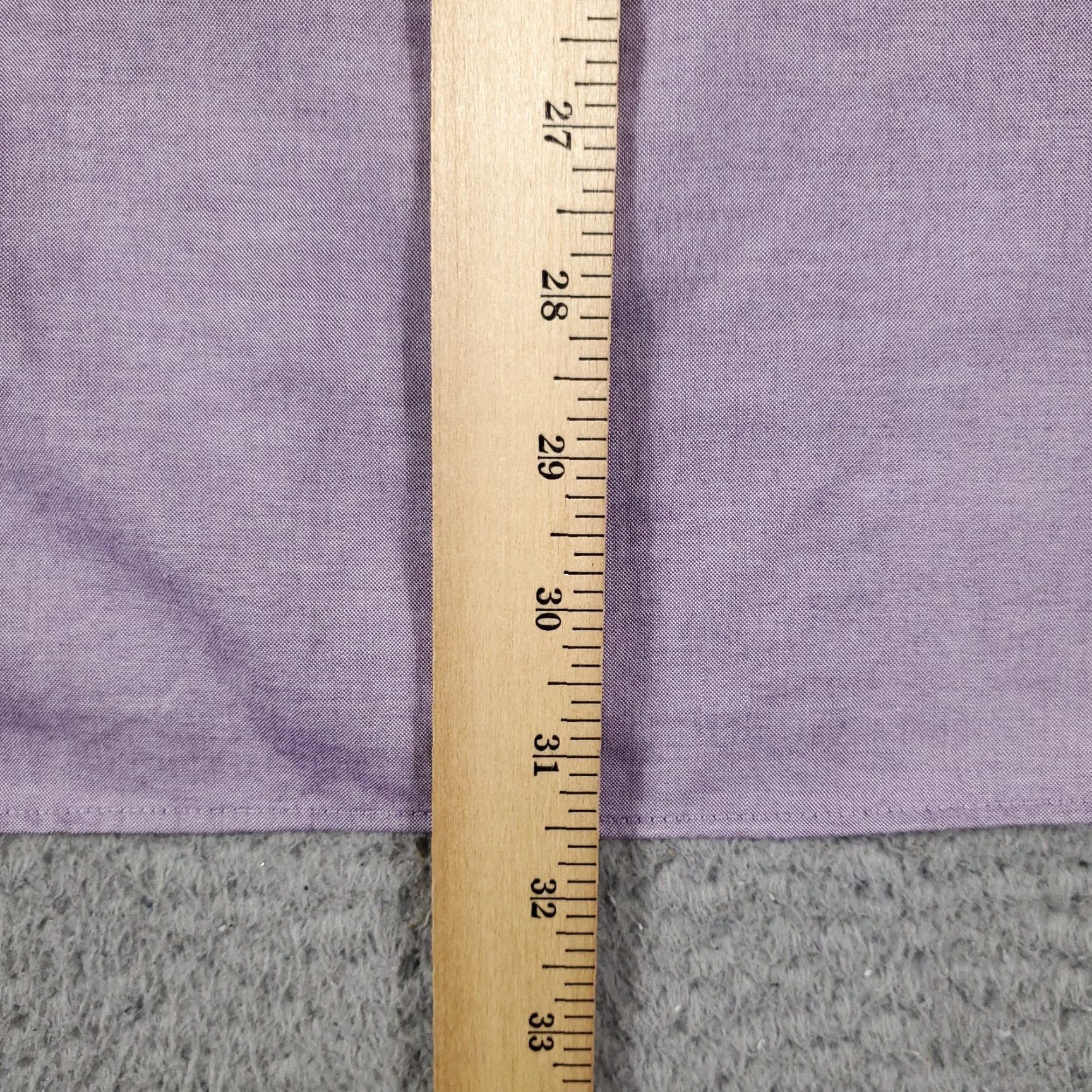 Ralph Lauren Ralph Lauren Shirt Mens 17 Purple Dress Button-Down Long Sleeve - Classic Business Casual Woven Cotton Shirt, Regular Fit, Purple, 17 Neck, Adult Mens Size 46R - 6 Thumbnail