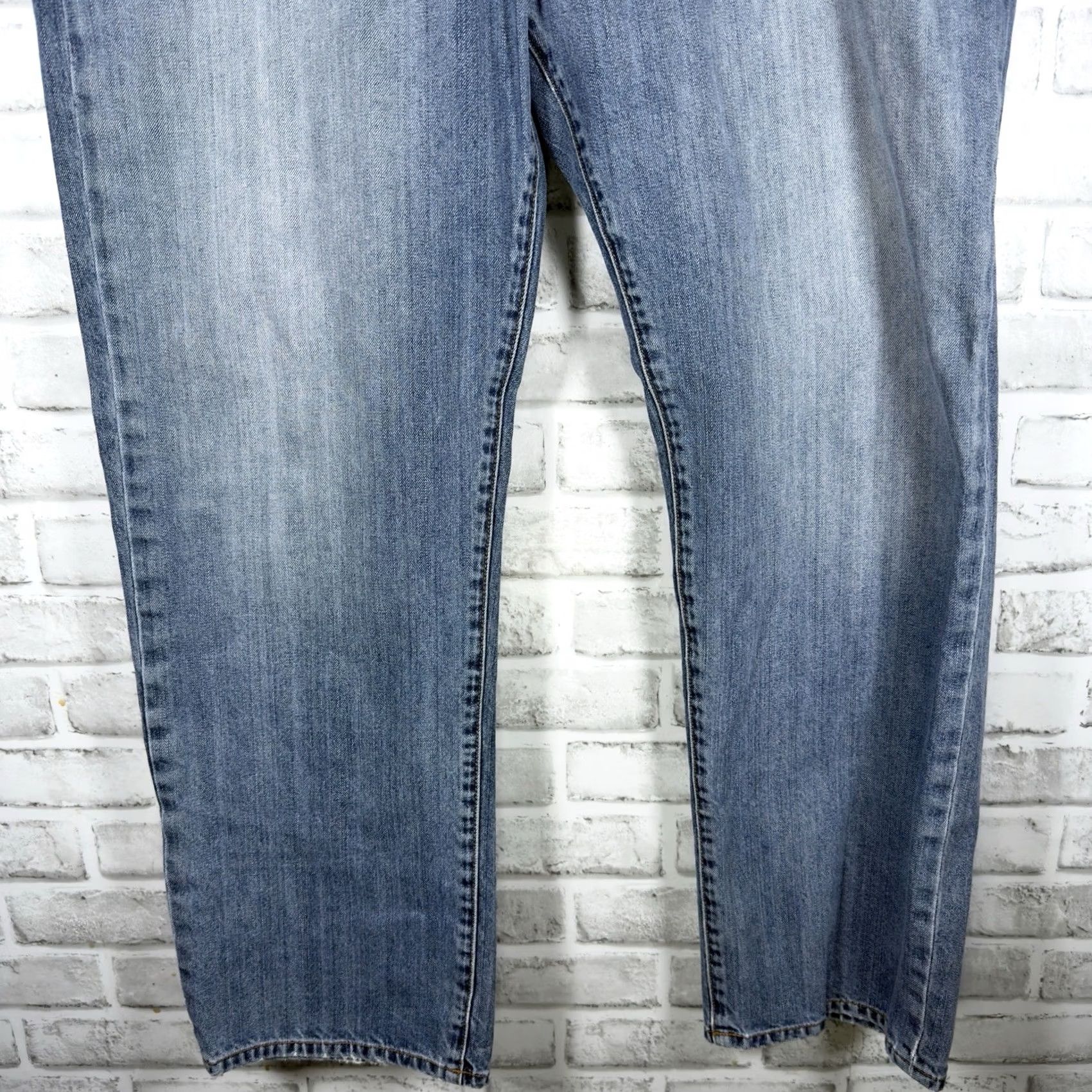 Lucky Brand Lucky Brand Jeans Men 40x32 Relaxed Straight Cotton Blend Blue N/A Size US 40 / EU 56 - 3 Thumbnail