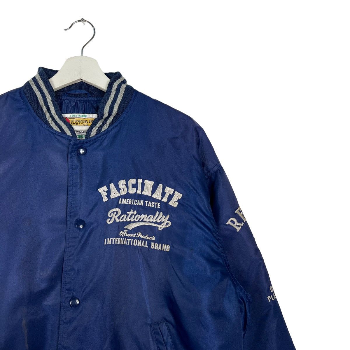 Japanese Brand 🔥 VINTAGE FASCINATE STADIUM BOMBER JACKET Size US L / EU 52-54 / 3 - 7 Thumbnail