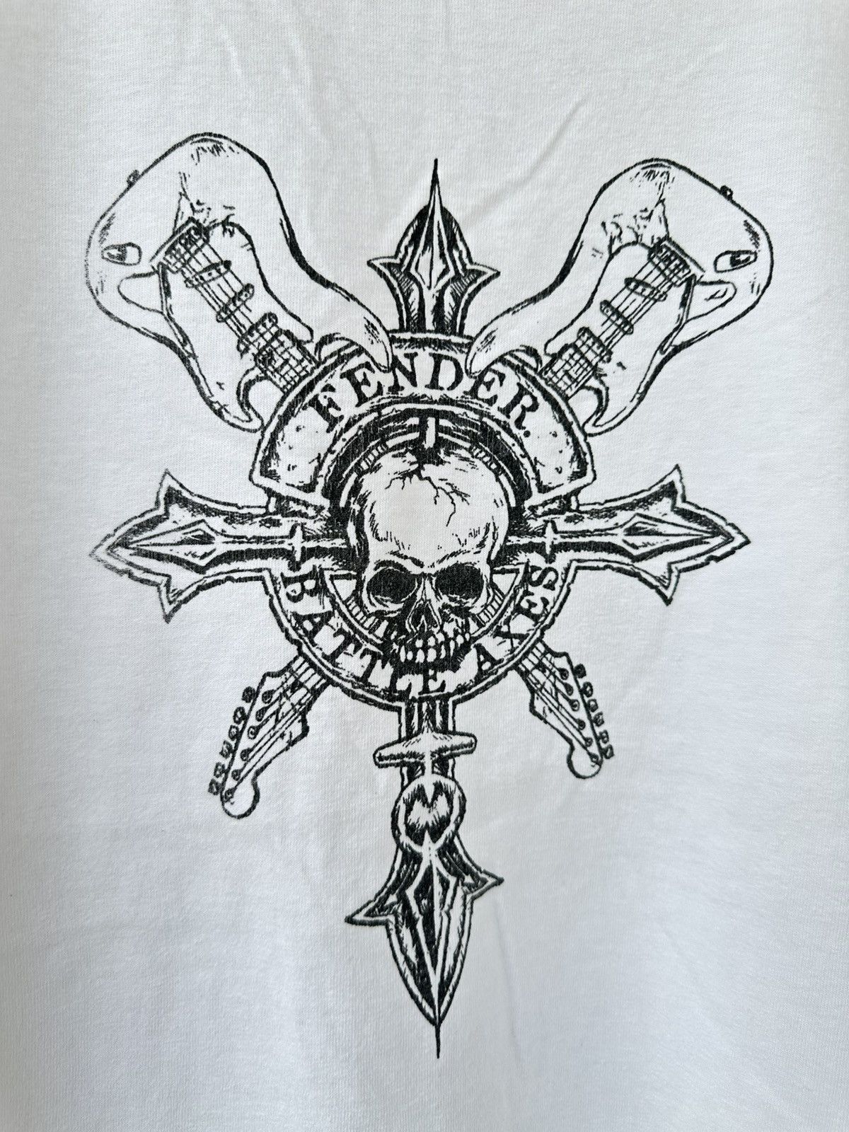 Fender Vintage Fender Guitar,Skull and cross by Da Vinci Tee Size US L / EU 52-54 / 3 - 2 Thumbnail