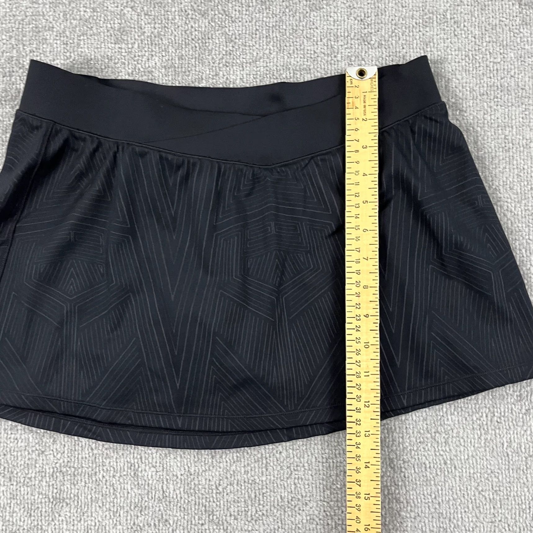 Ivy Park VINTAGE Ivy Park Skort Skirt Womens M Black 4" Lined Short Tennis Pickleball Gym Size 29" - 5 Thumbnail