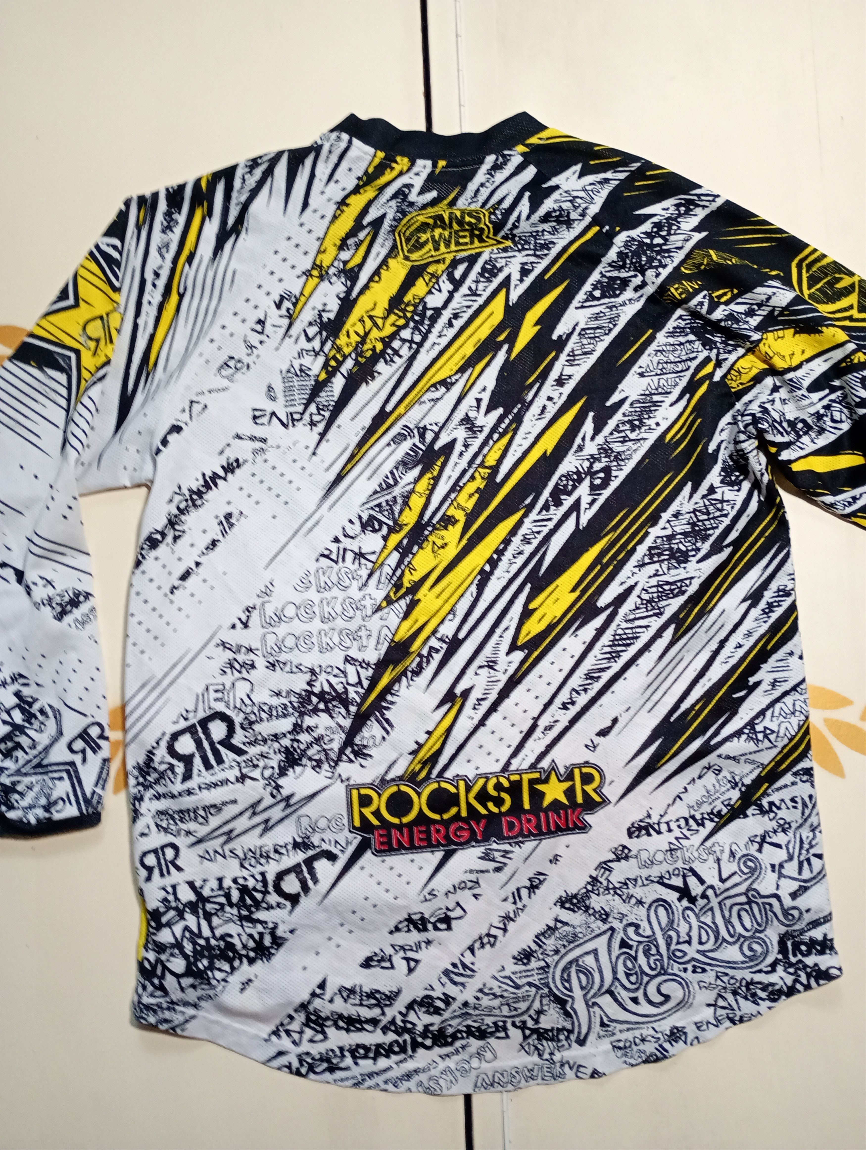 Vintage Answer Racing x Rockstar Motocross Jersey Y2k Size US M / EU 48-50 / 2 - 10 Thumbnail