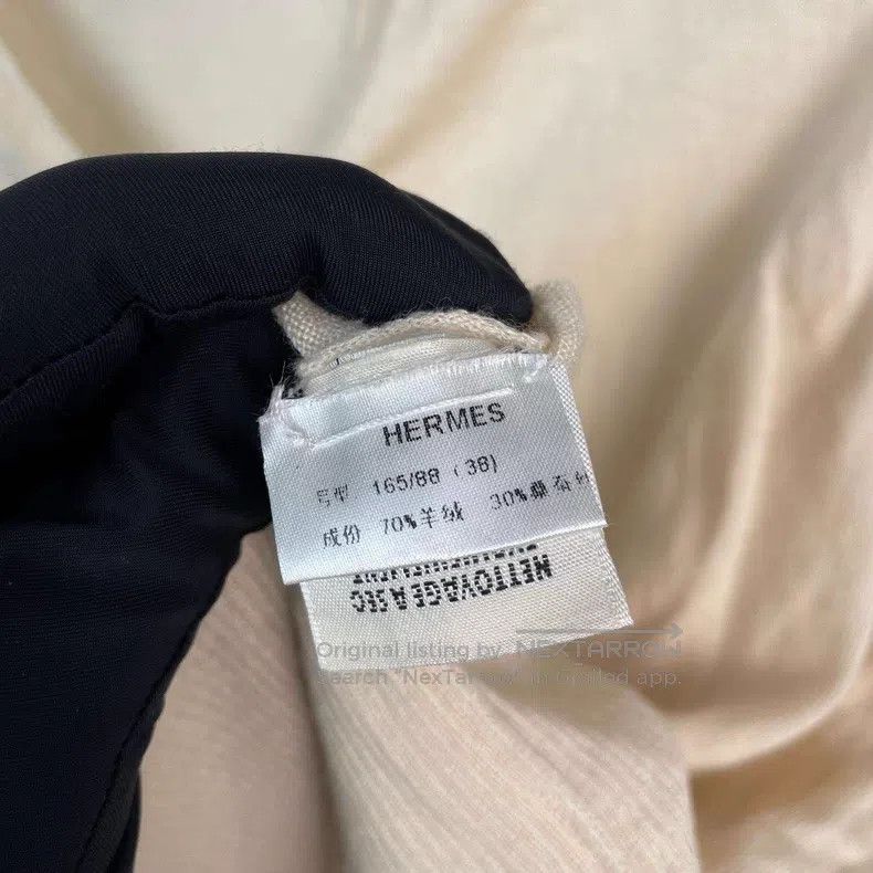 Hermes Hermes Knit Top Cream White Size XS / US 0-2 / IT 36-38 - 9 Thumbnail