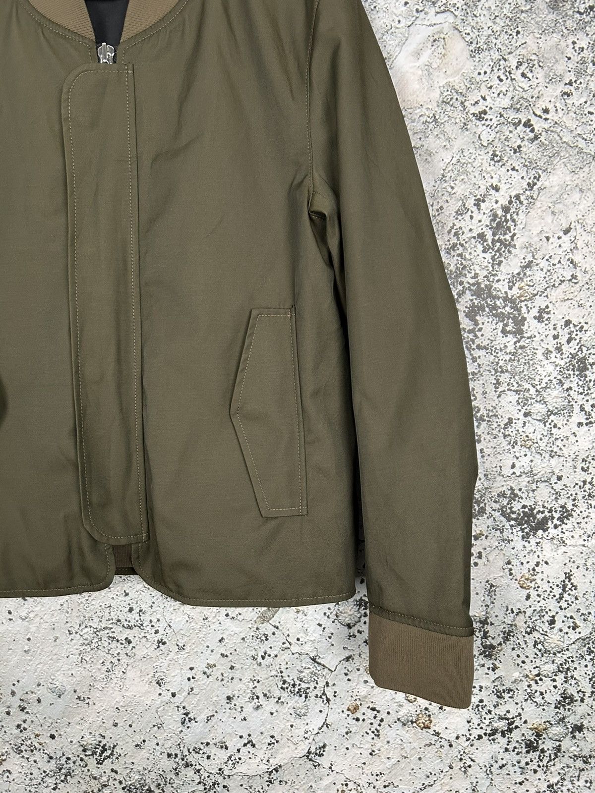 BILLTORNADE × Designer Billtornade Paris Minimalist Olive Bomber Jacket Designer Size US S / EU 44-46 / 1 - 4 Thumbnail