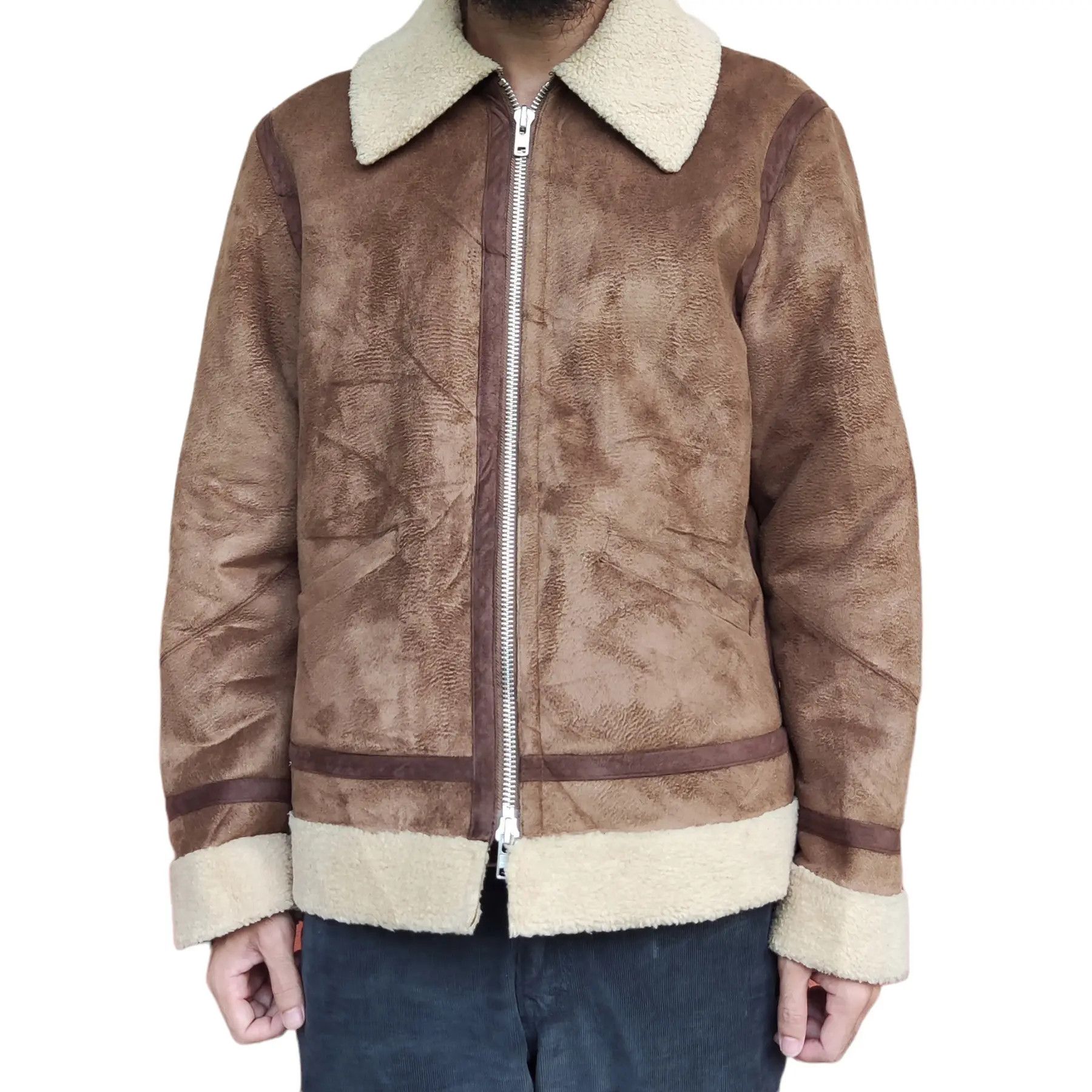 Japanese Brand Vintage Ciaopanic B3 Style Sherpa Jacket Winter Coat Size US M / EU 48-50 / 2 - 1 Thumbnail