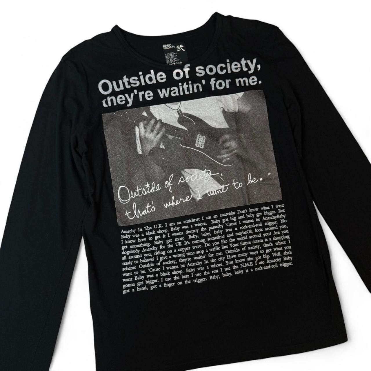 PPFM PPFM Patti Smith Lyric Print Longsleeve T-shirt Y2K Archive Size US S / EU 44-46 / 1 - 2 Thumbnail