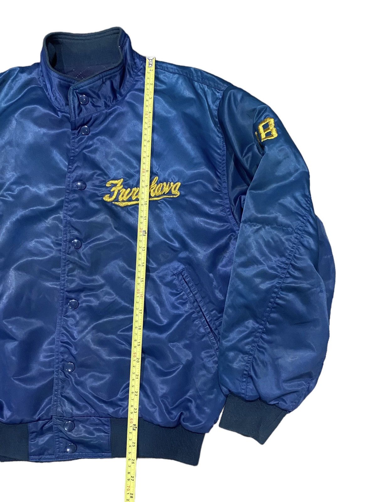 Vtg Rawling Bomber Jacket Button (L)