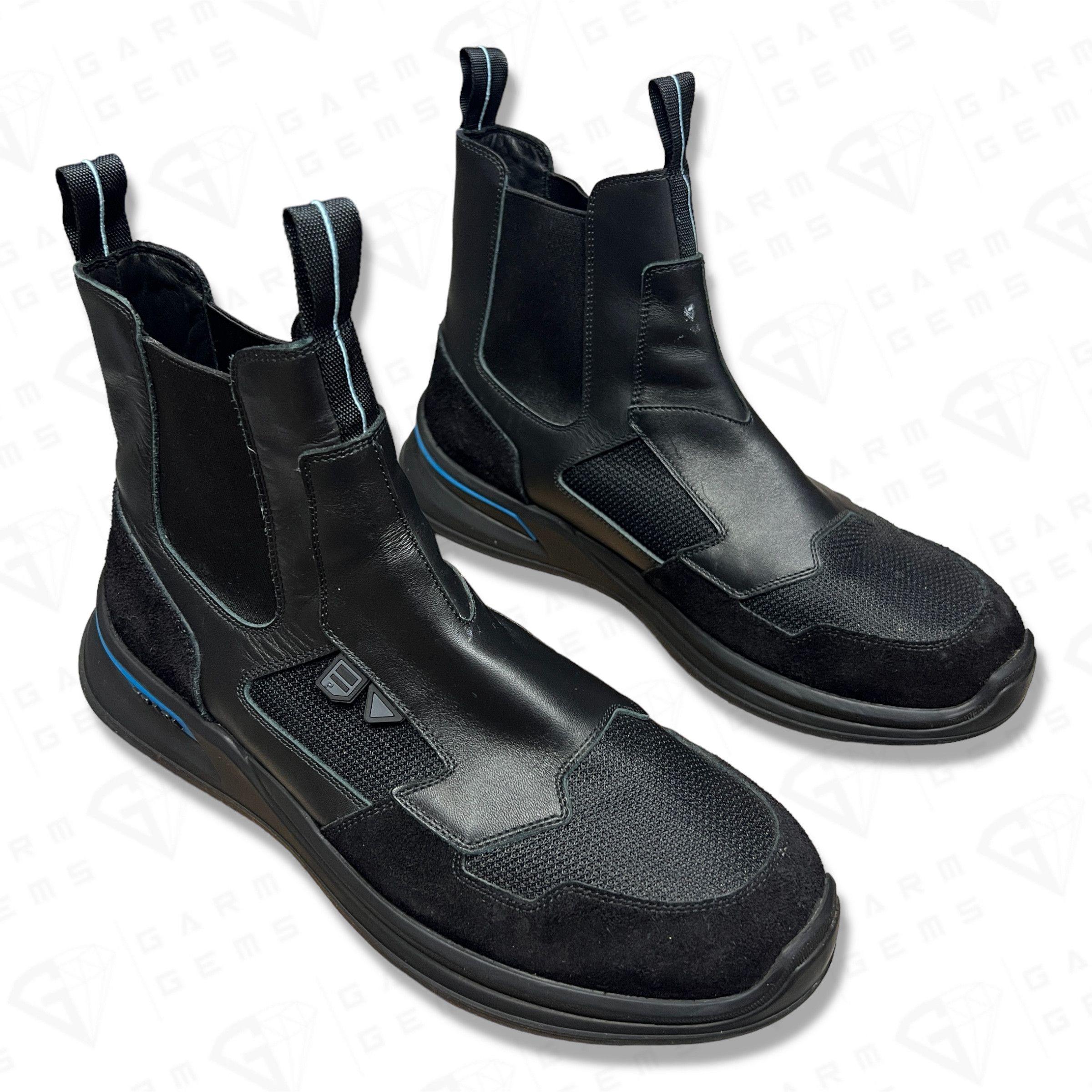 Prada Prada Mechano High Top Trainers Size US 10 / EU 43 - 2 Thumbnail