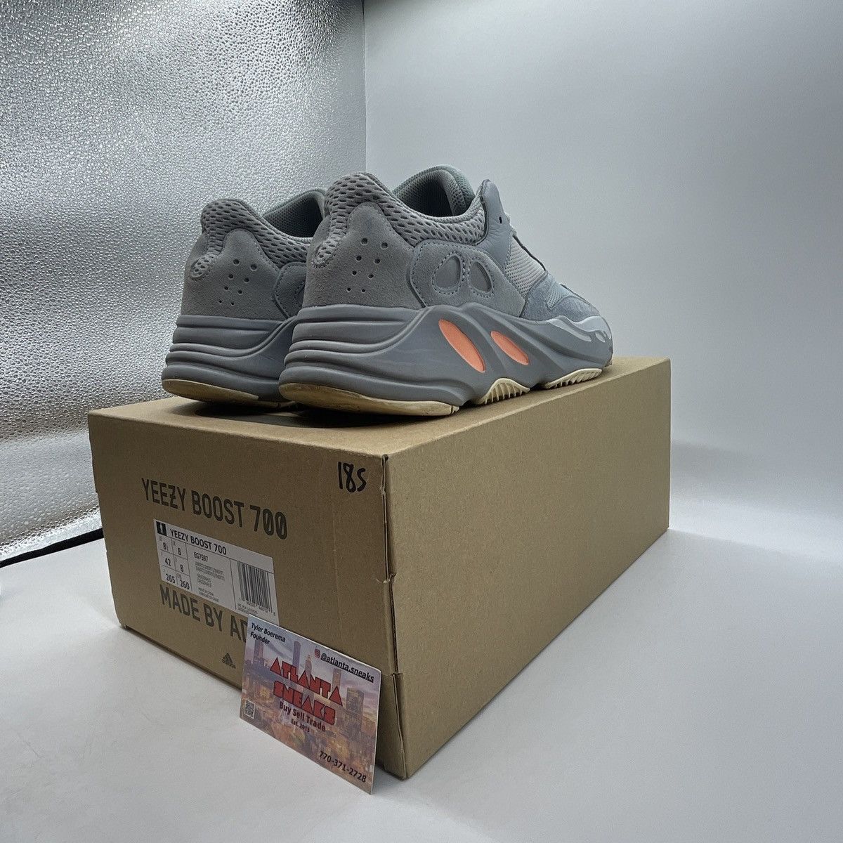 Adidas Yeezy boost 700 inertia Size US 8.5 / EU 41-42 - 5 Thumbnail