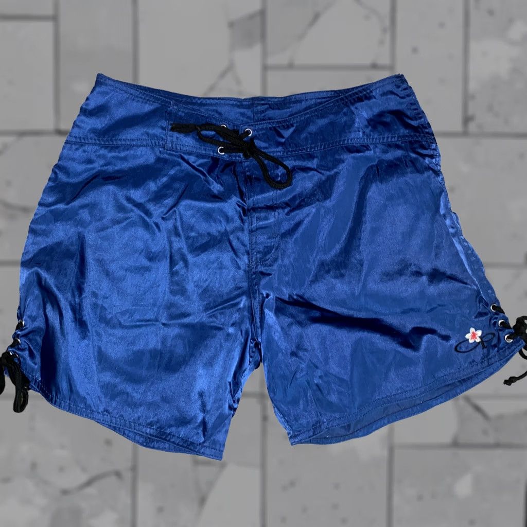 Ocean Pacific VINTAGE Ocean Pacific Womens Board Shorts L Blue 28" Waist 1980s Polyester Menus: Mens Womens? Size 36" / US 14 / IT 50 - 1 Thumbnail