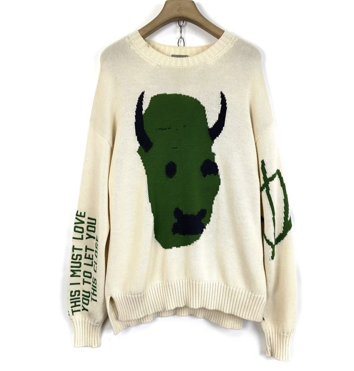 Dior Dior x Travis Scott Abstract Devil Pattern Knit Sweater K12 Size US M / EU 48-50 / 2 - 1 Thumbnail